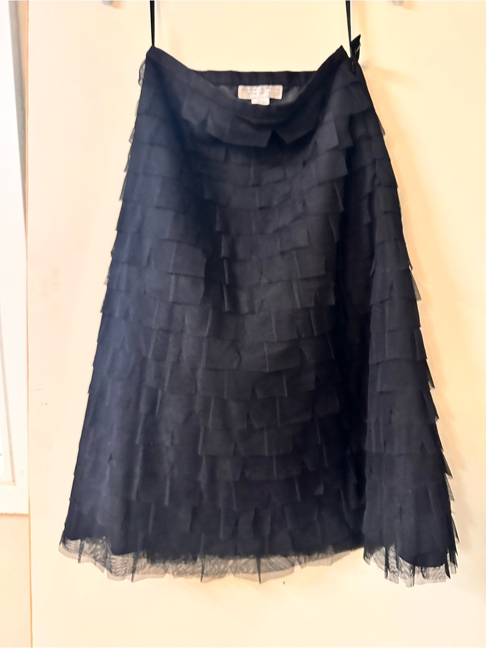 Women’s Black Layered A-Line Skirt